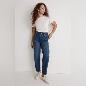 MADEWELL Balloon Jeans – Ellisboro Wash Comfort Stretch Denim Blue Sz. 30 $128